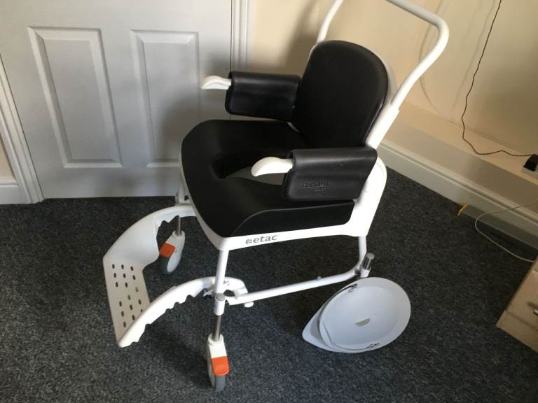 ETAC Clean Height Adjustable Shower Chair/Commode with Comfort Pack 