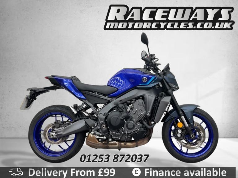 YAMAHA MT-09 Y-AMT 2025 75 REG 1,562 MILES BLUE USED MOTORCYCLE 890CC