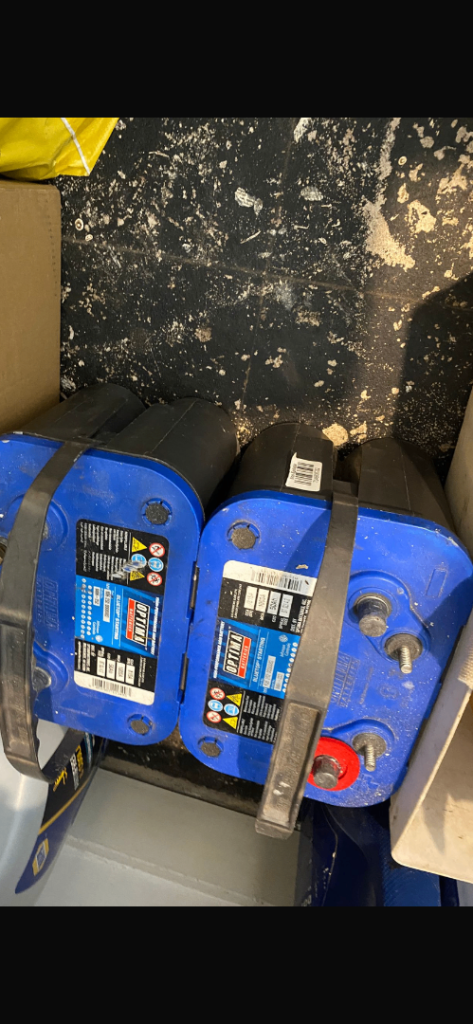 Deep cycle blue batteries car boat etc car audio 