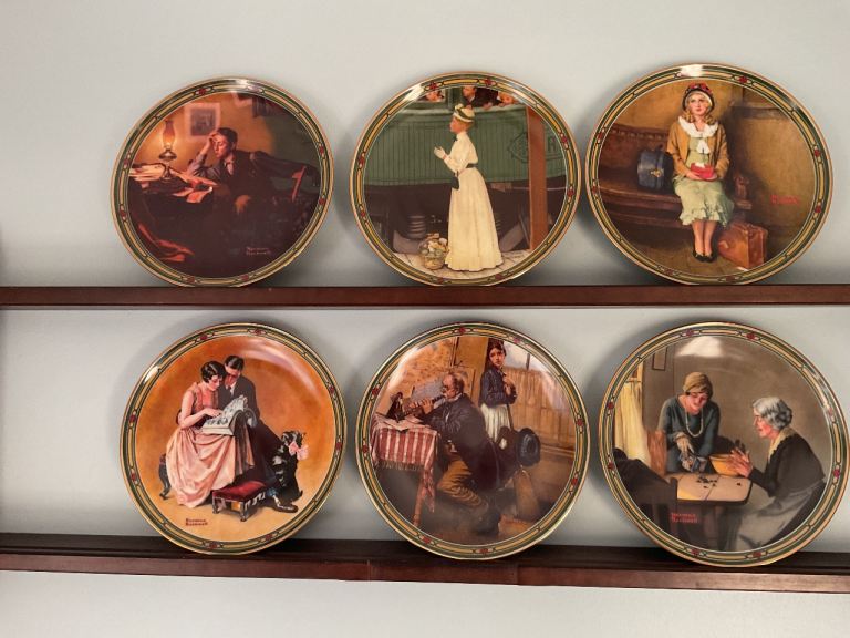Norman Rockwell limited edition collector’s plates
