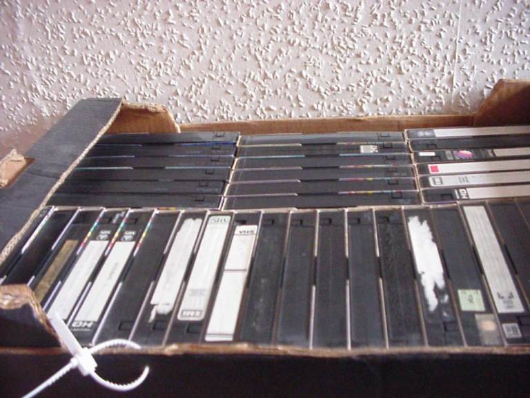 Used VHS Tapes