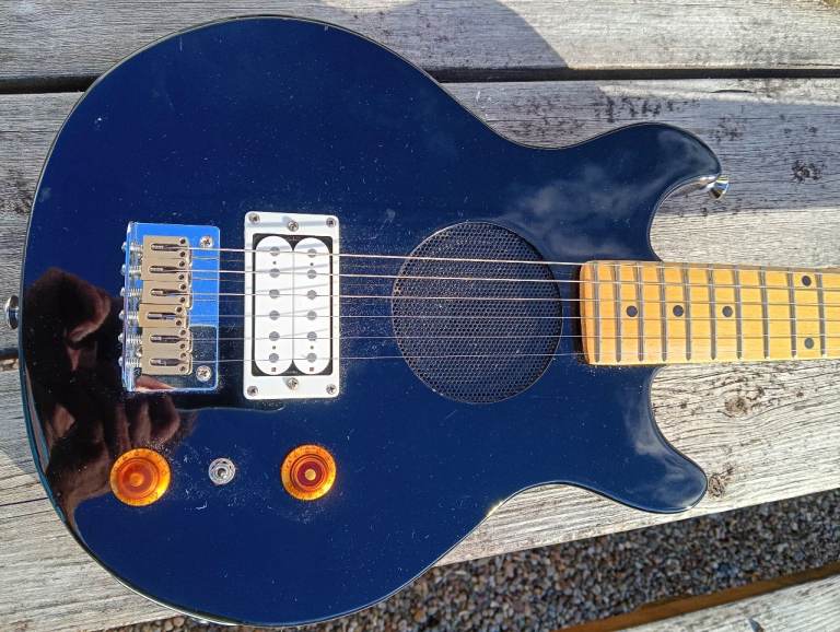Travel full scale electric guitar with upgrades