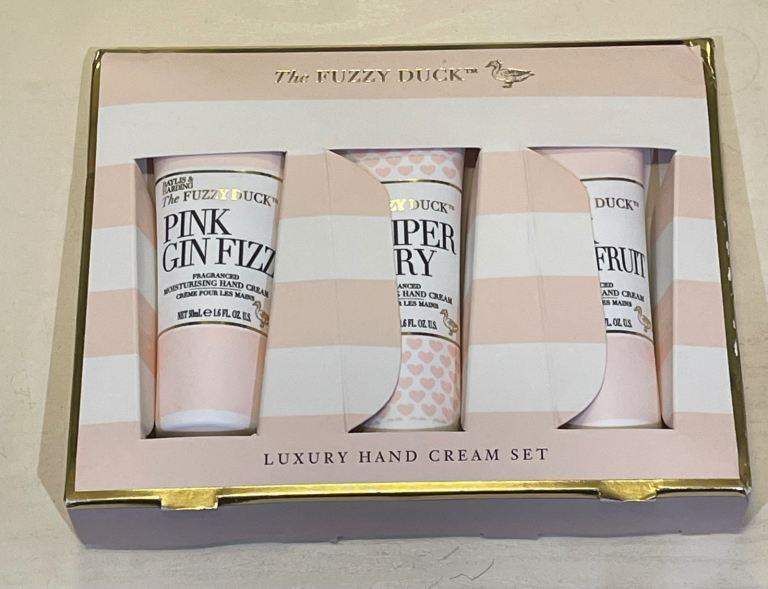 Women's Hand Cream Gift Set - Pink Gin Fizz, Berry & Grapefruit scented