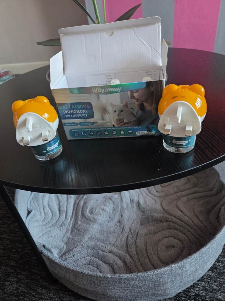 Cat calming pheremone diffuser set