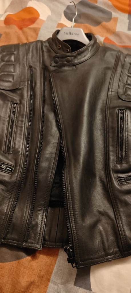 Genuine Leather Motorbike Jacket