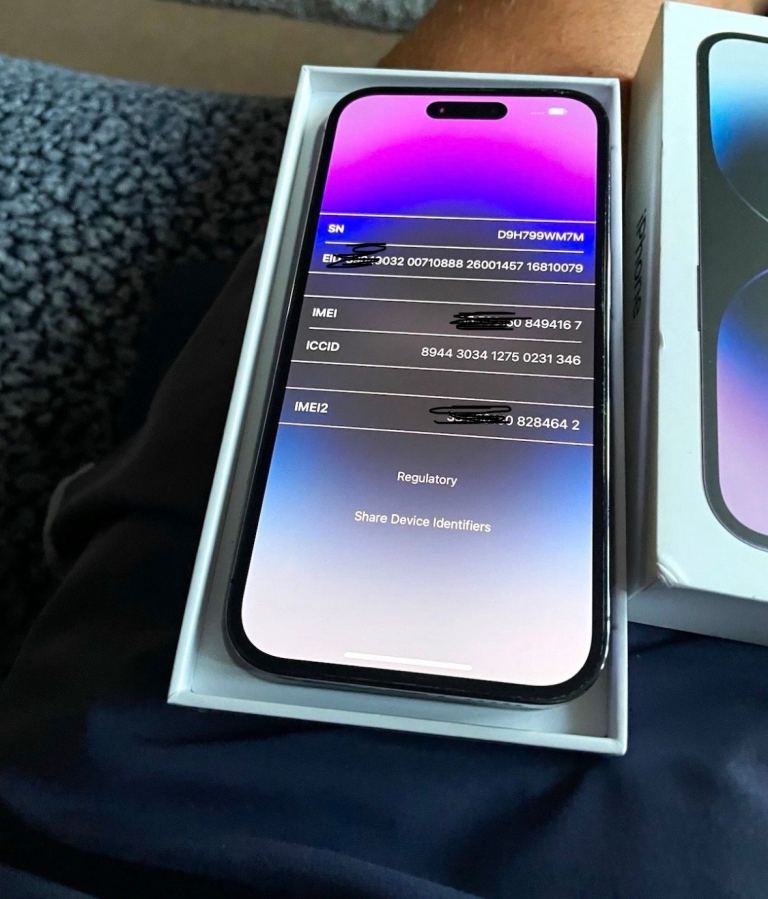Apple iPhone 14 Pro 128GB - Purple, Great condition 