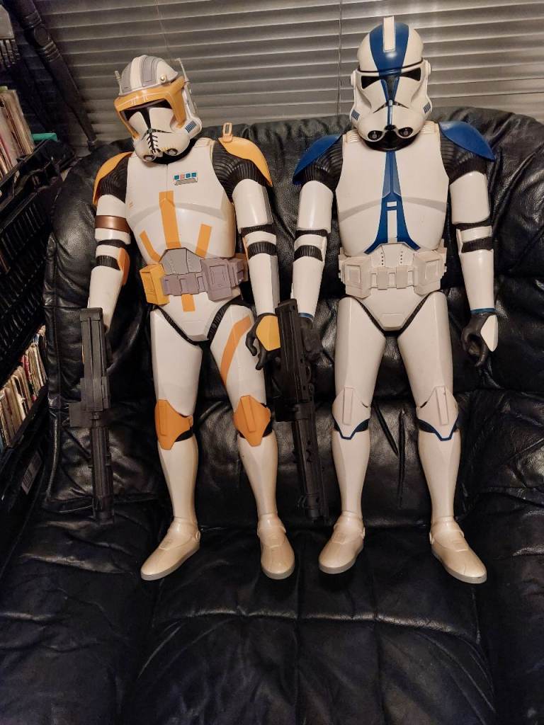 Star Wars Clone Trooper Large Action Figures – Good Condition