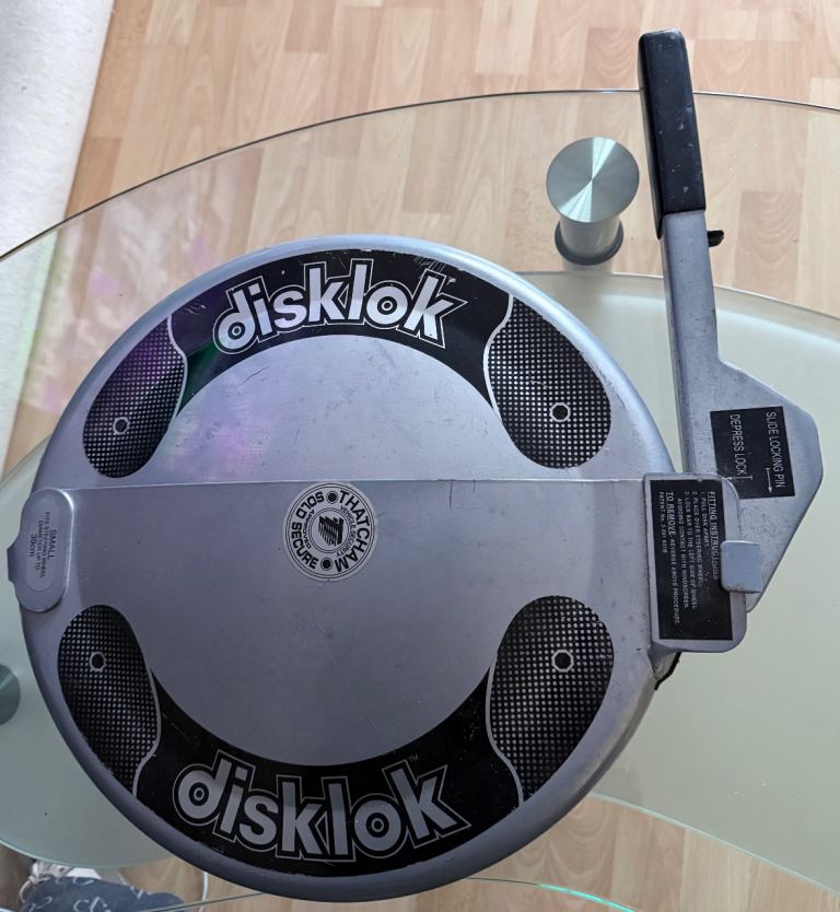 Disklok security steering wheel lock
