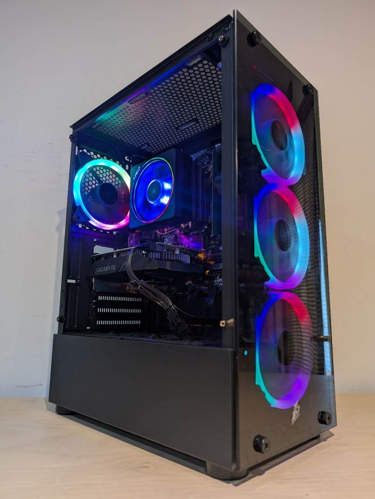 GAMING PC - Ryzen 2600 - GTX 1650 - 16GB RAM - 480GB SSD - WIN 11 - WARRANTY