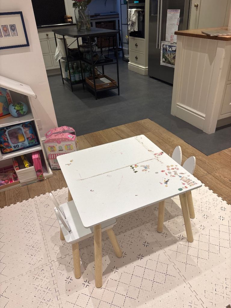Toddler Table and 2 Chairs 