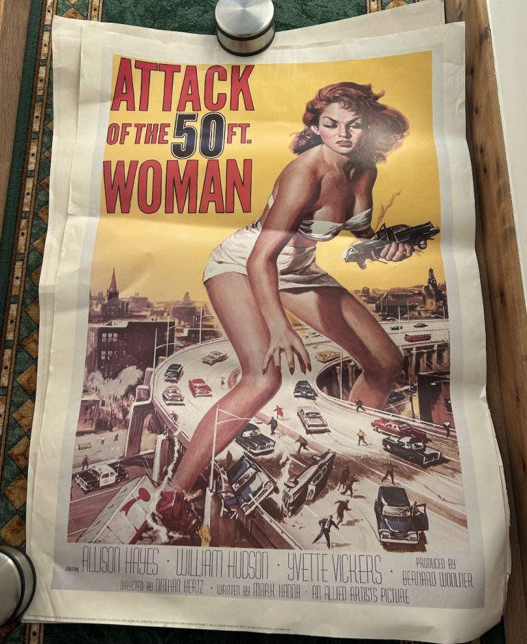 Attack of the 50ft woman poster 