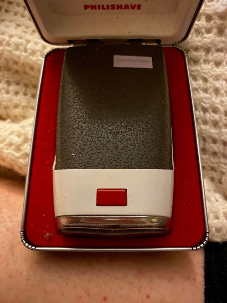Philips Philishave Vintage Electric Shaver With Case