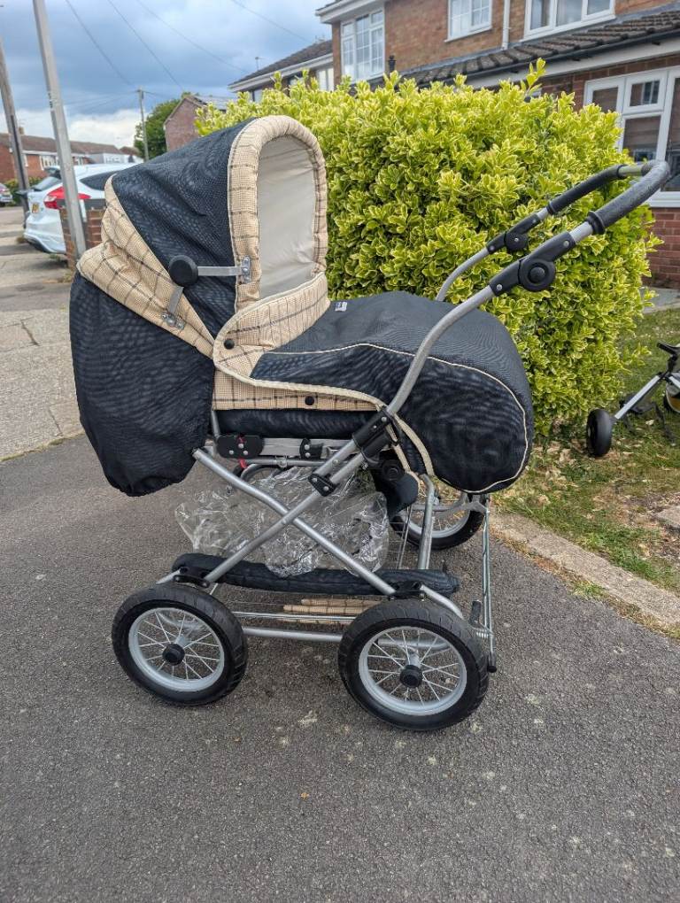 2 in 1 Pram and buggy for Twins - Baby Style Collection 