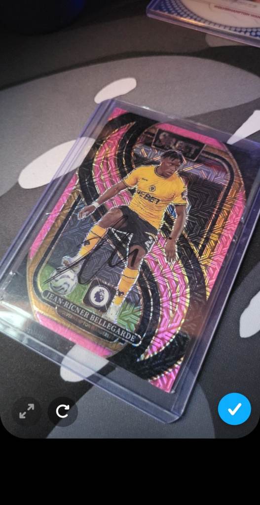 A collection of football trading cards