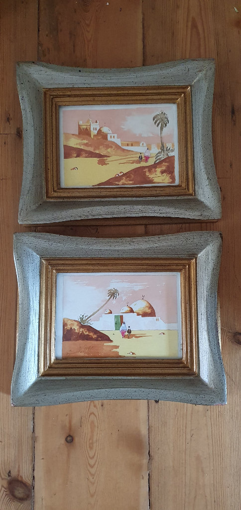 2 Framed WaterColours -North Africa £35each