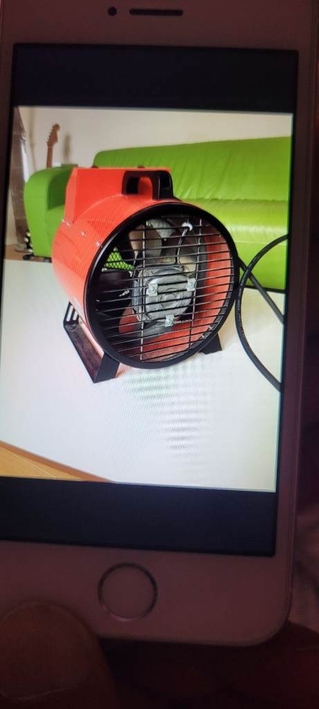 Industrial 3KW fan heater 