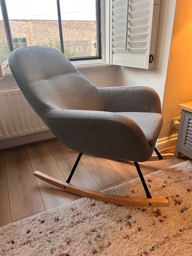 Jysk blue rocking chair