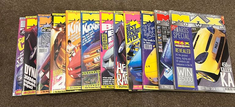 Max Power magazines 1998