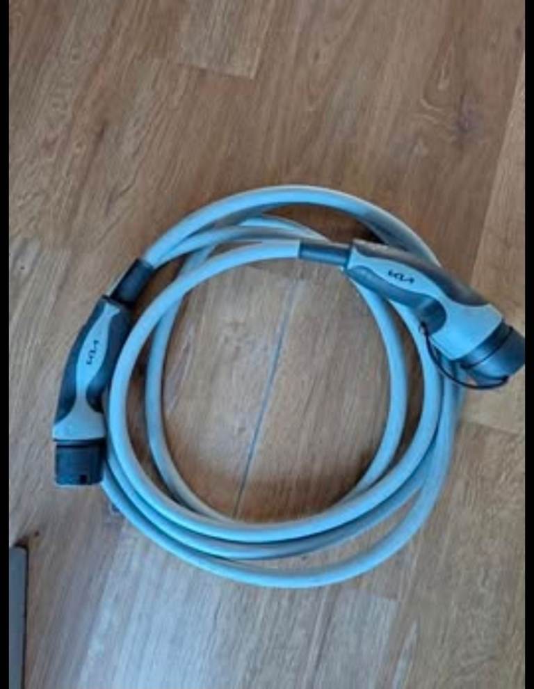 3 Phase Type 2 to Type 2 vehicle charger cable 20kWt