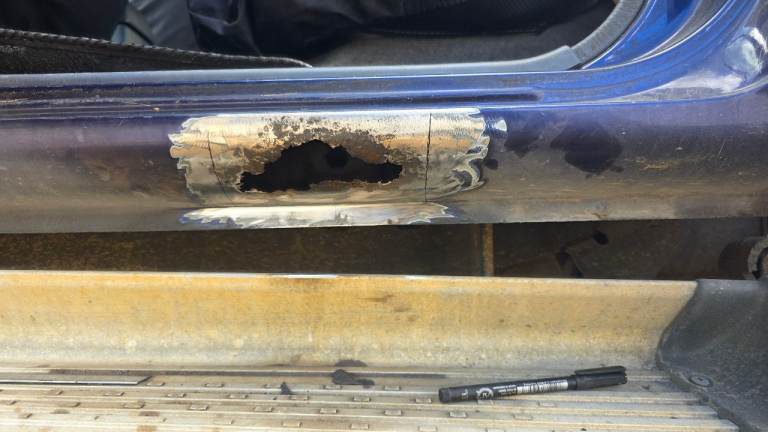 Welding on cars 