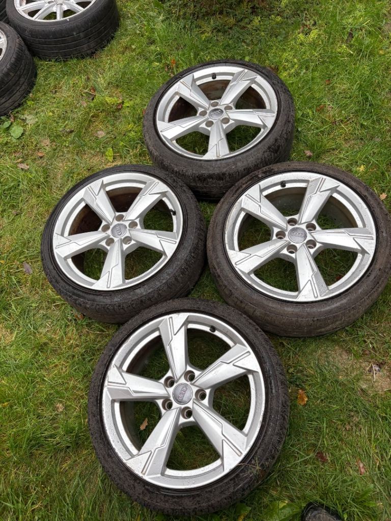 18" Audi alloy wheels Rims A3 A4 A5 A6 A7 A8 TT SLine Oem Genuine Set Of 4 Rotor