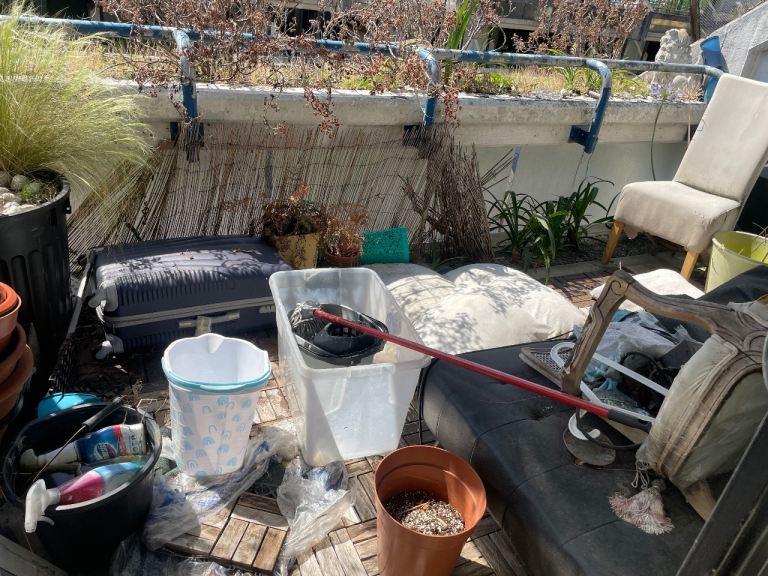 Help clear my balcony wanted 80pounds 