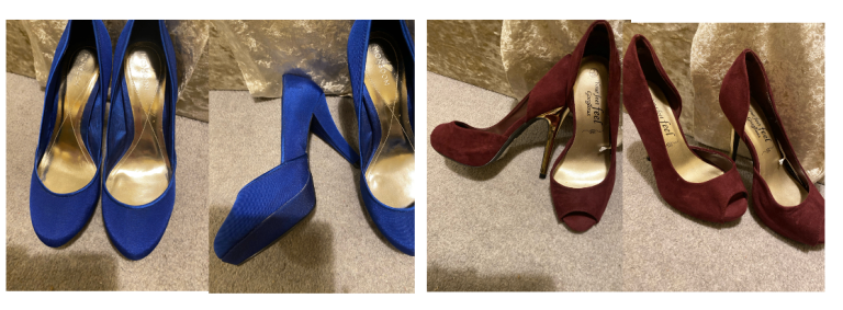2 x Lady’s High Heel Stilettos - Size 3 / 3.5
