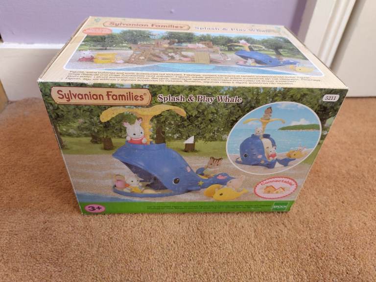 Sylvanian Families Splash & Play Whale Toy