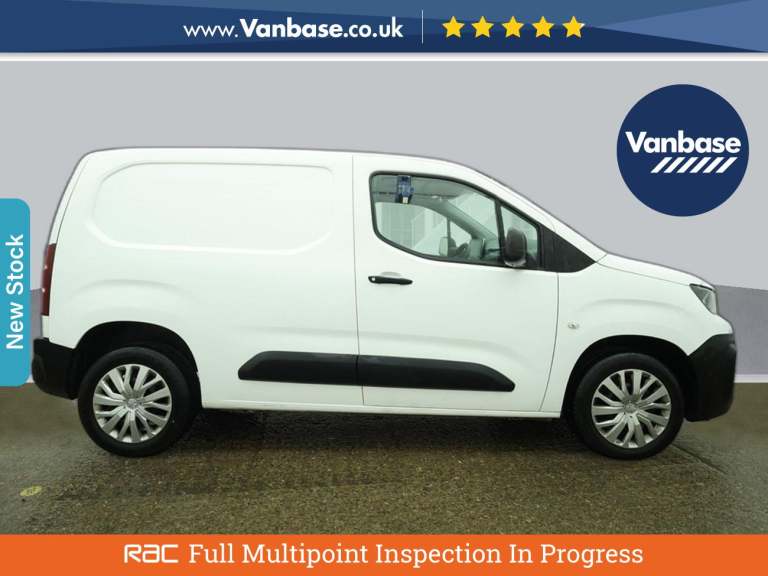 2020 Peugeot Partner 1.5 BlueHDi 1000 Professional Standard Panel Van 5dr Diesel Manual SWB Euro ...