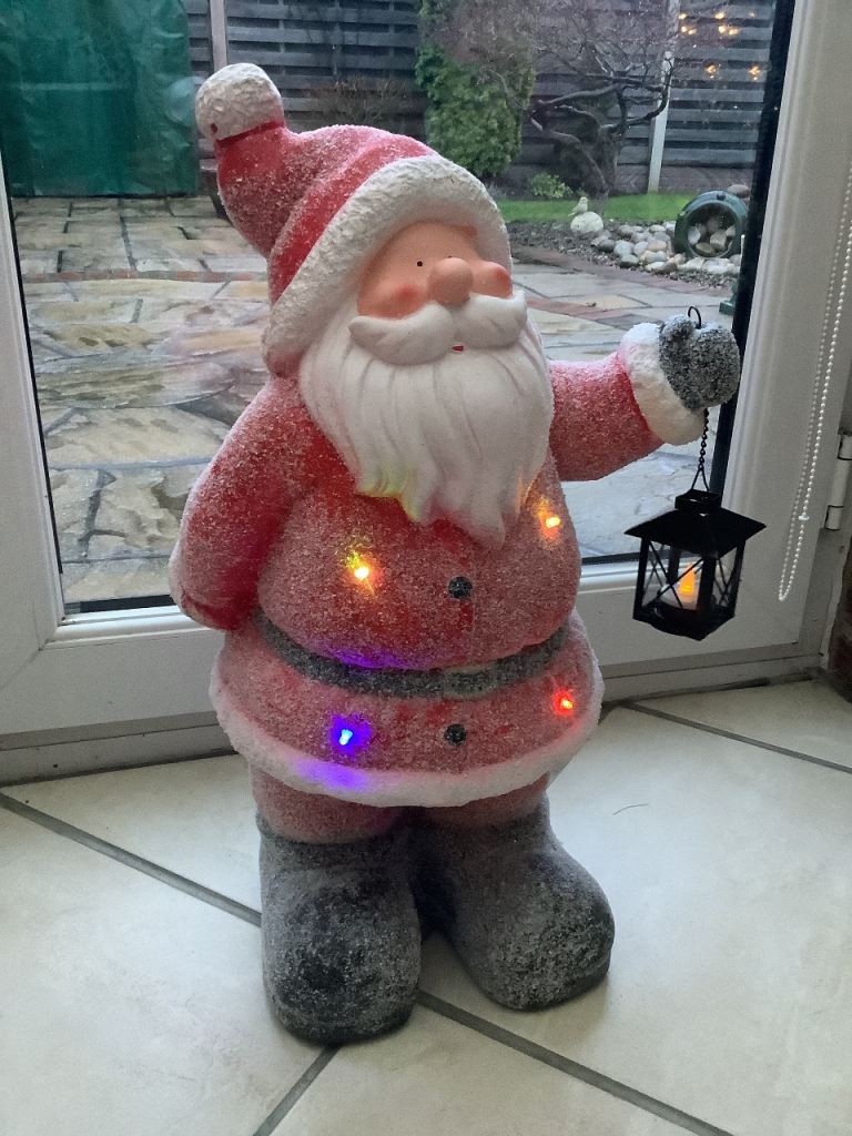 Father Christmas With Lights