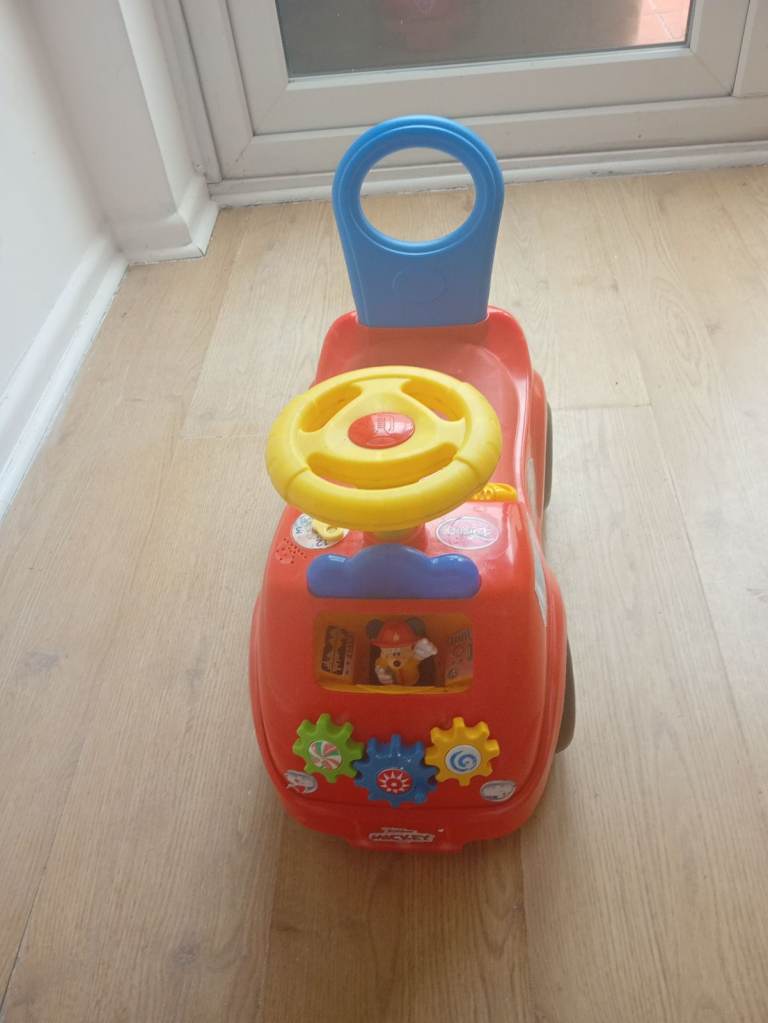 Toddler Ride-On Push-Along Car Toy - Good Condition