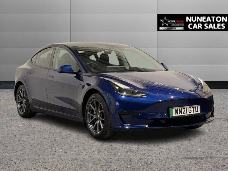 2021 Tesla Model 3 Standard Range Plus Saloon 4dr Electric Auto RWD (241 bhp) Saloon ELECTRIC Aut...