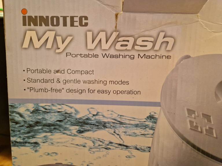Innotec My Wash Portable Washing Machine – As Good As New, £20.00 for Sale