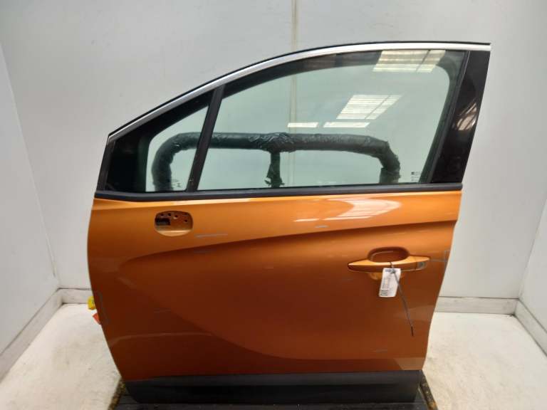Vauxhall Crossland X Left Front Door N/S 2017-2021 Orange 5 Door Hatchback