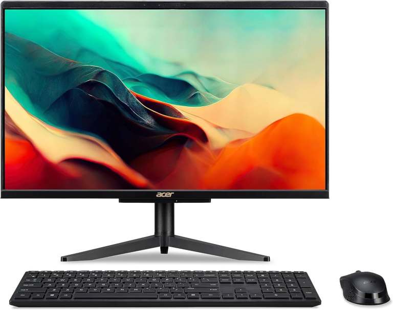 DESKTOP COMPUTER ALL IN ONE - NEW - ACER C221600, WIRELESS KEYBOARD AND MOUSE