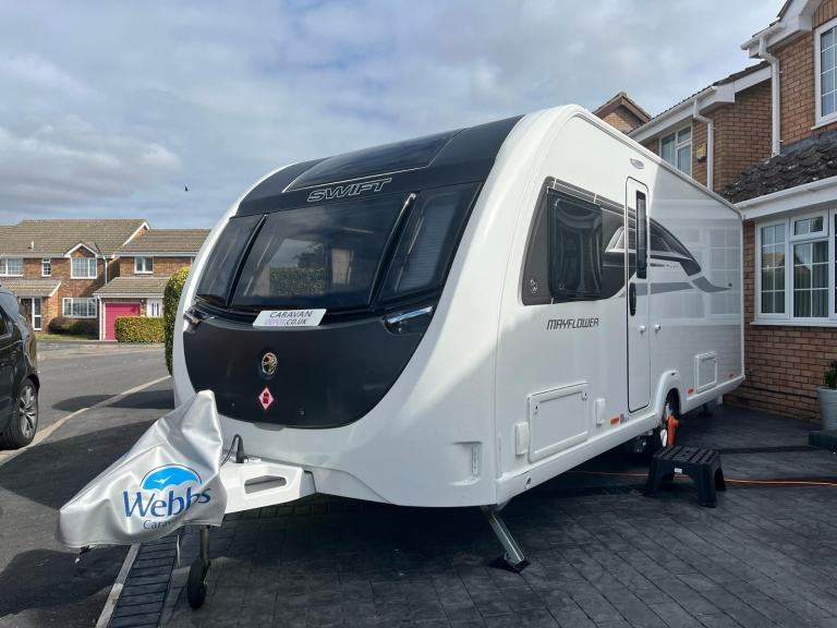 2025 Swift Mayflower 880 4 Berth Island Bed Rear Washroom Caravan