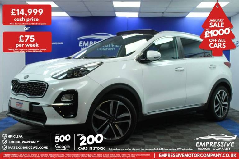 2019 19 KIA SPORTAGE 1.6 CRDI 4 SUV 5DR DIESEL DCT EURO 6 (S/S) (134 BHP) DIESEL