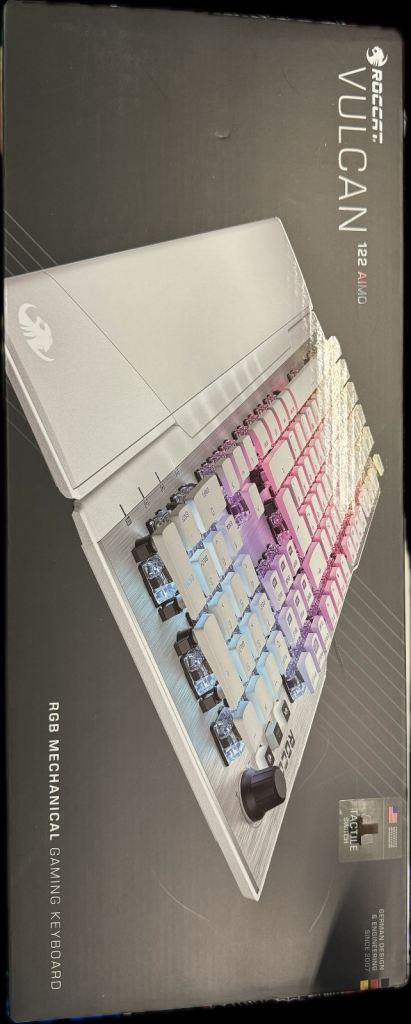 White Roccat Vulcan 122 Aimo Keyboard