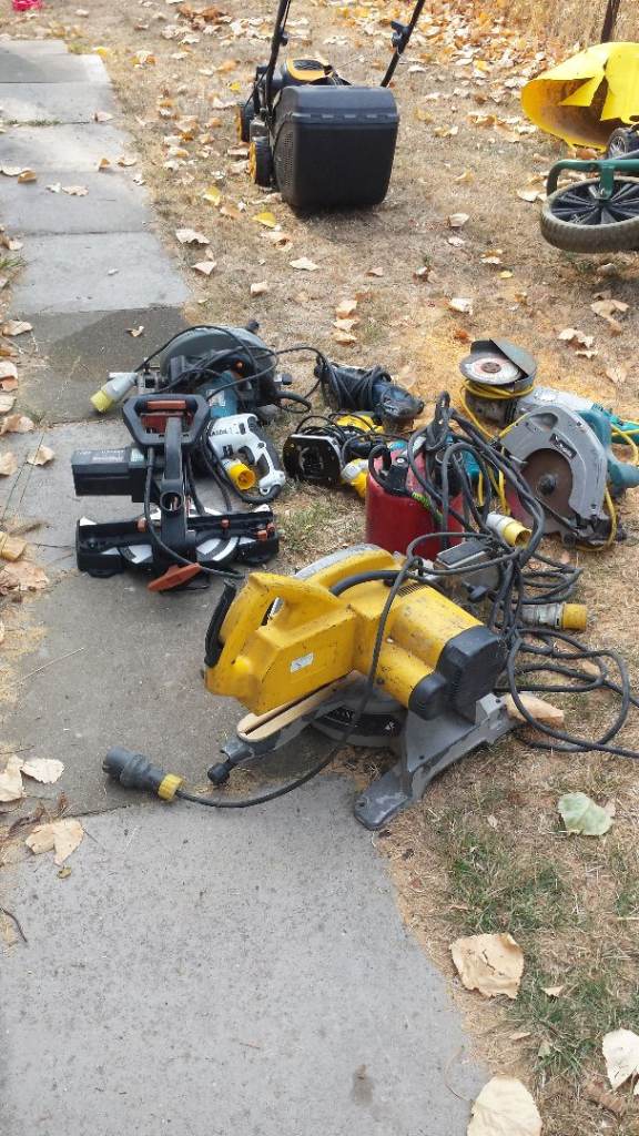Job Lot 13x 110v Power Tools Makita,DeWalt,Bosch,Kango etc Workshop Clearance ALL GWO