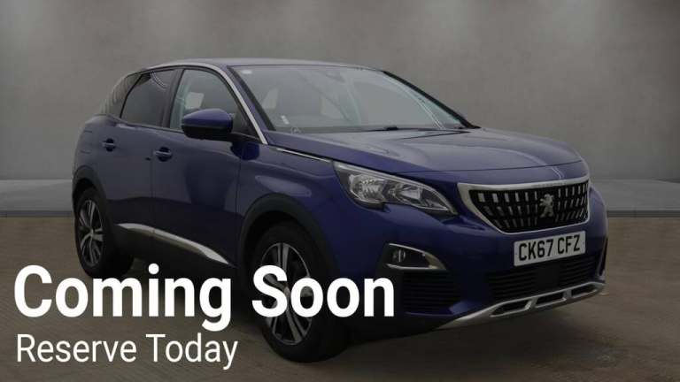 2017 Peugeot 3008 1.2 PureTech Allure SUV 5dr Petrol EAT Euro 6 (s/s) (130 ps)