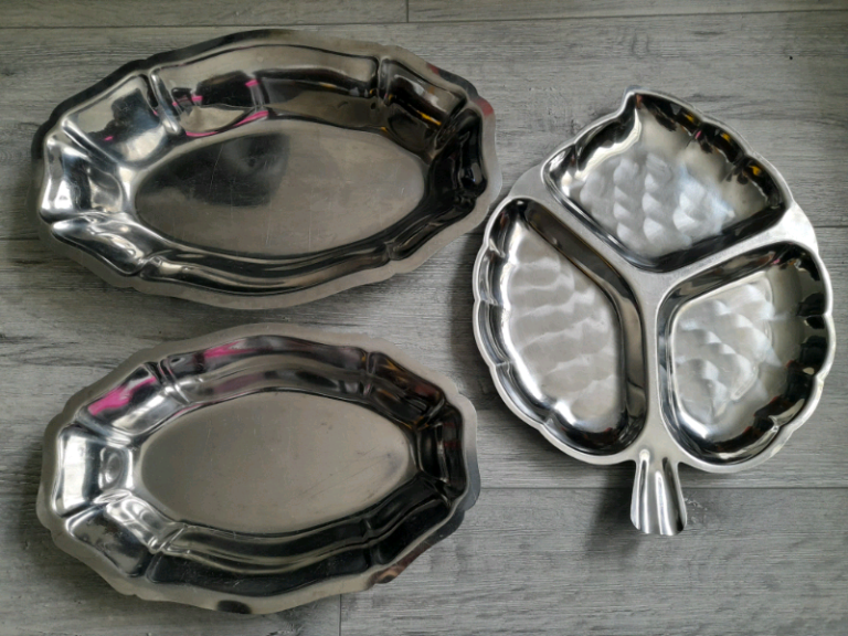 Stainless Steel Serving Trays