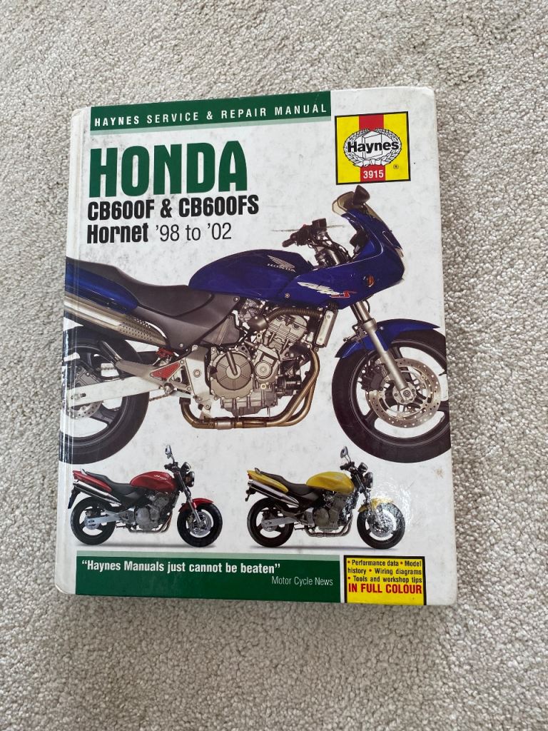 HONDA HORNET 600 HAYNES MANUAL