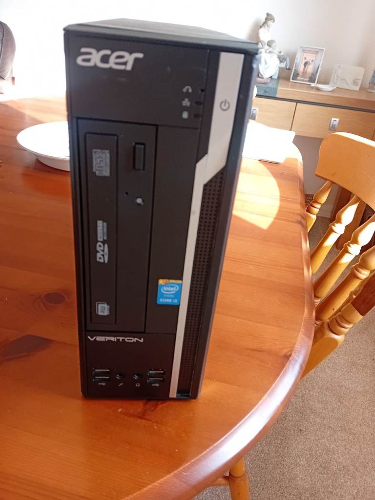 Acer desktop PC, Windows11, Intel i3, 8gb memory, 160gb drive