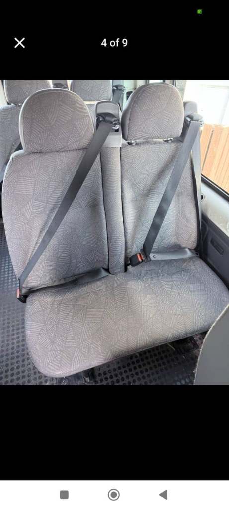 2x transit double seats