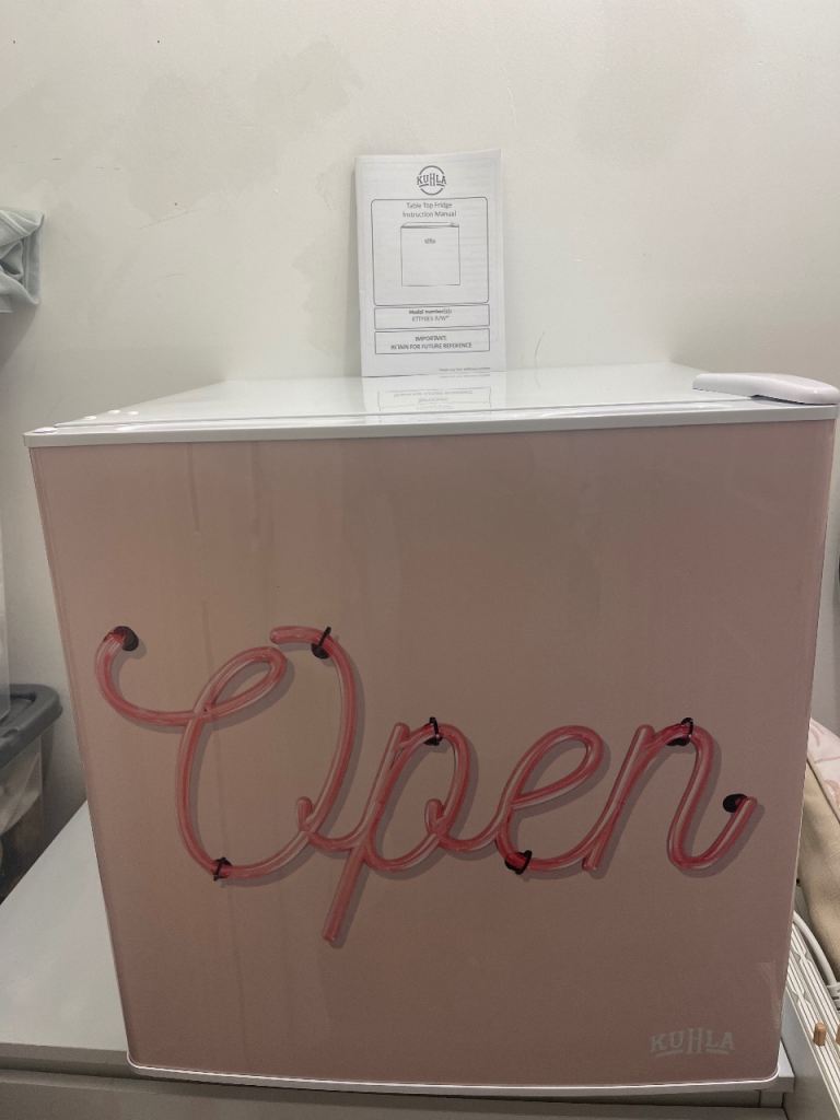 KUHLA 45L pink mini fridge 