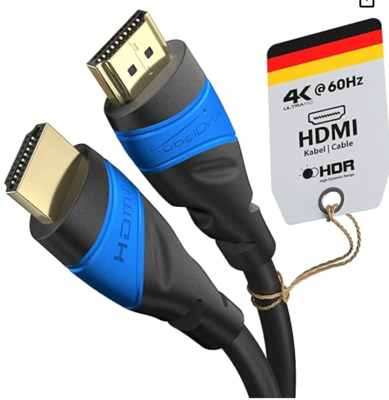  HDMI Black Cable 7.5m 4K 7.1