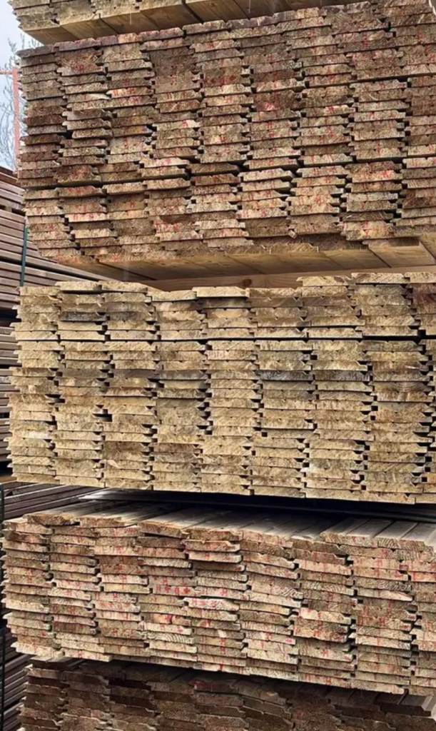 Timber shiplap cladding 