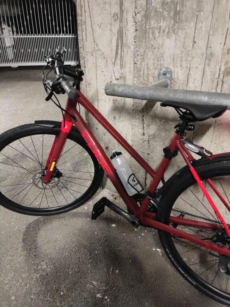 Cube SL Road Bike - darkred/red