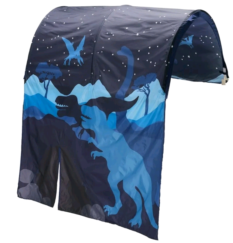 Bed tent - dinosaur themed