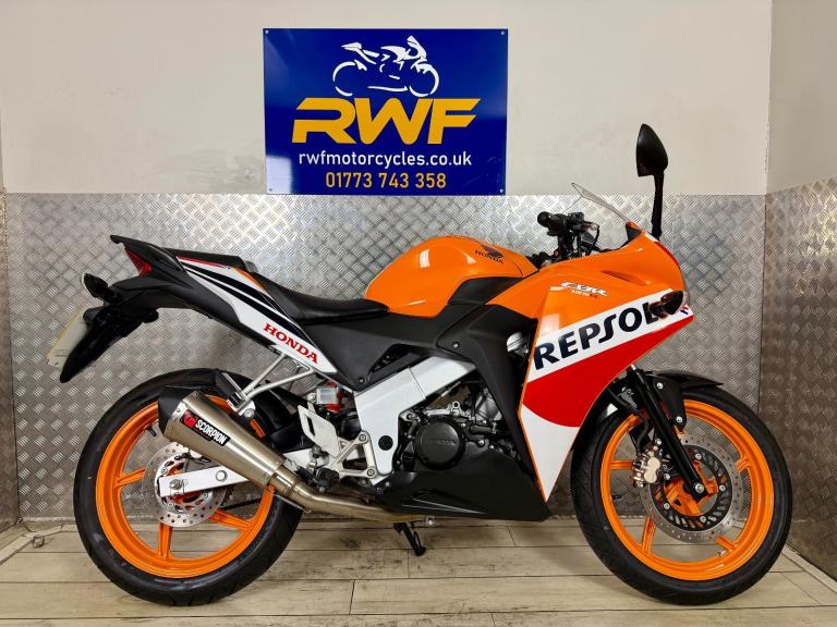 HONDA CBR 125, 2017, SUPERB COND, ONLY 1,292 MILES, 12 MONTHS MOT & SERVICED
